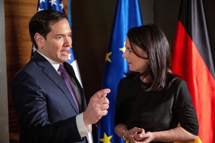 Marco Rubio and Annalena Baerbock 